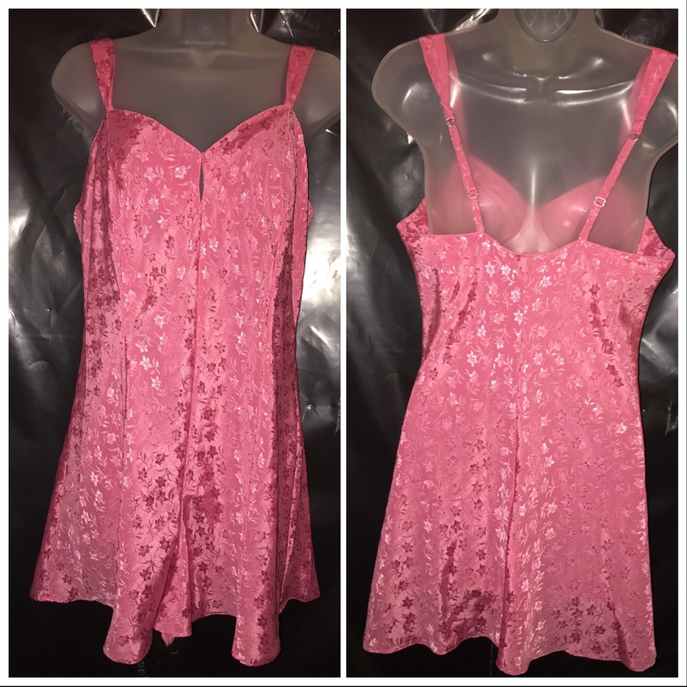 Women Sleepwear Sexy Satin, Lace Romper.